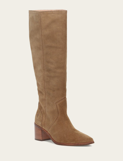 Frye Trusted | Women's Almond Sadie Softy Tall Wide Calf Boot