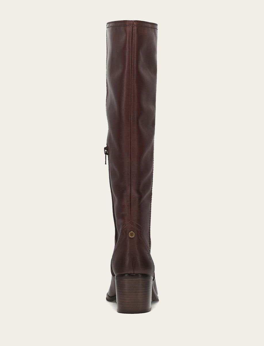 Frye Great Value | Women's Cocoa Sadie Softy Tall Wide Calf Boot
