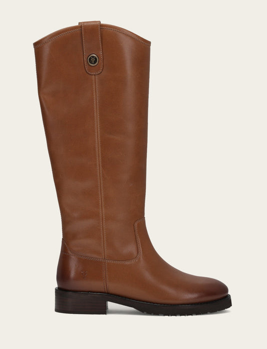 Frye Popular | Women's Tan Melissa Lug Button Tall Boot