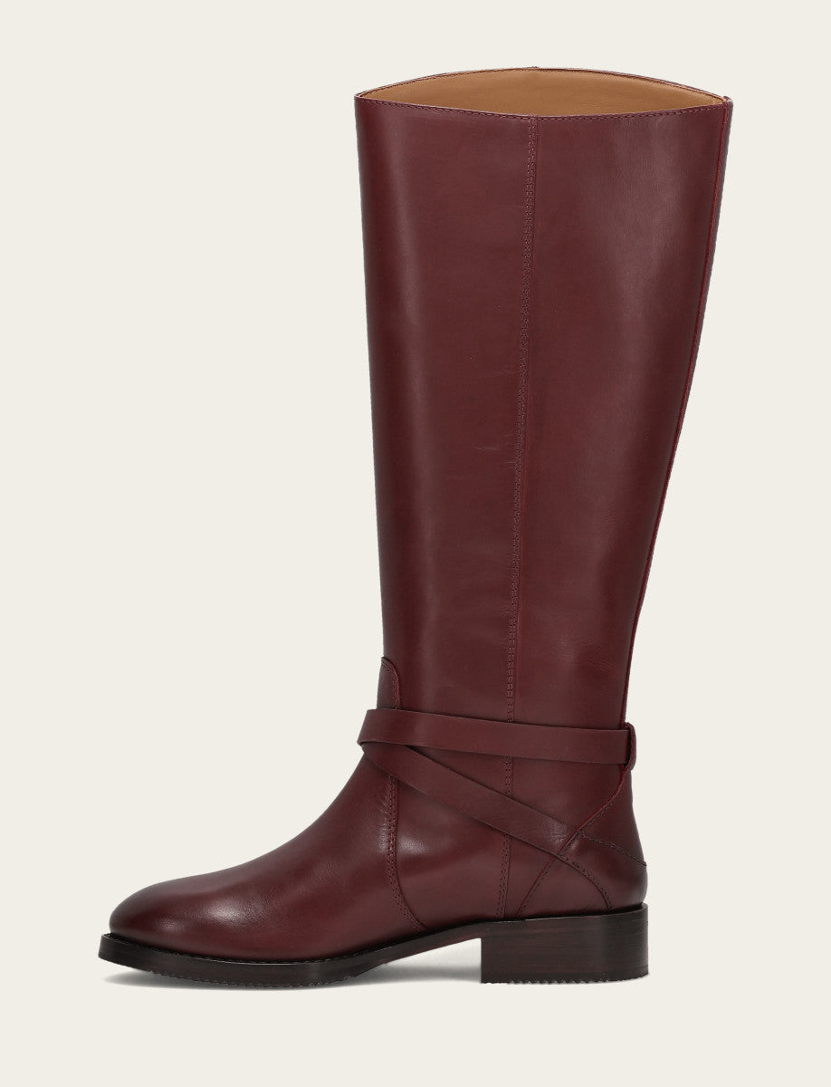 Frye Smart Buy | Women's Merlot Melissa Belted Riding Boot