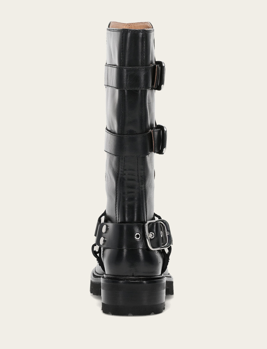 Frye Popular | Women's Black Olivia Moto Mid Boot