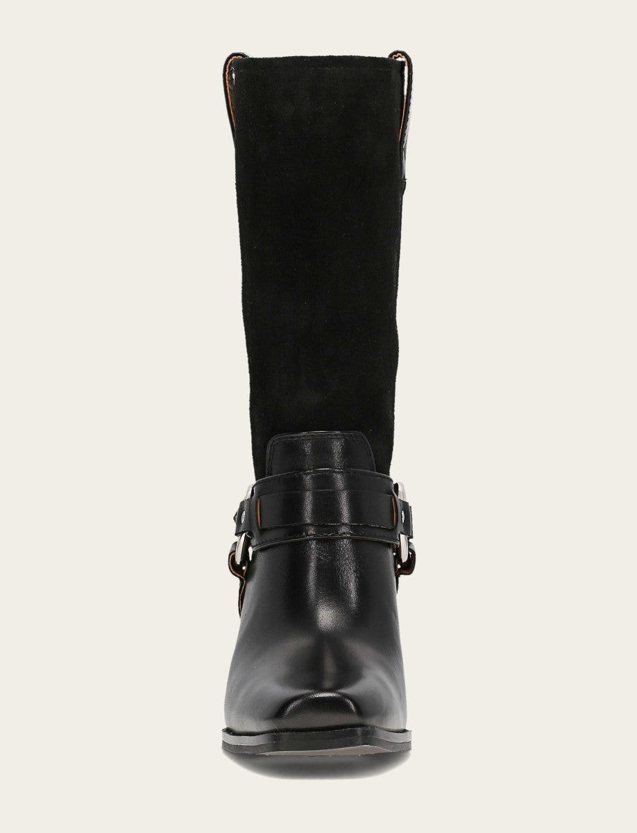 Frye Popular | Women's Black Shiloh Harness Belted Boot