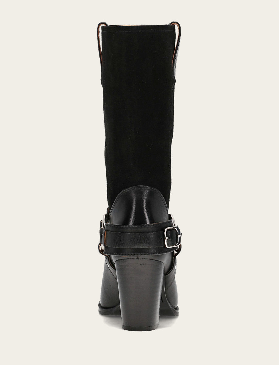 Frye Popular | Women's Black Shiloh Harness Belted Boot