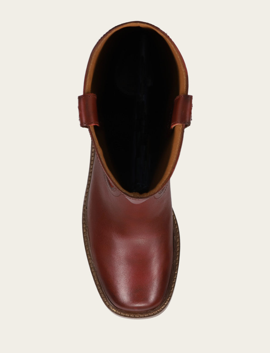 Frye Latest | Women's Merlot Kate Pull On Wide Calf Boot
