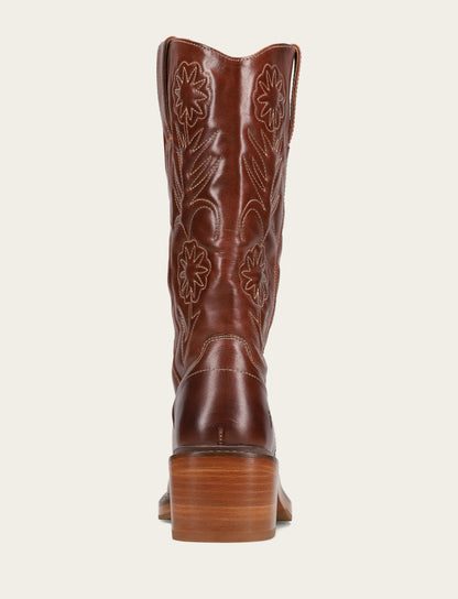 Frye Trending | Auburn Kate Deco Stitch Boot