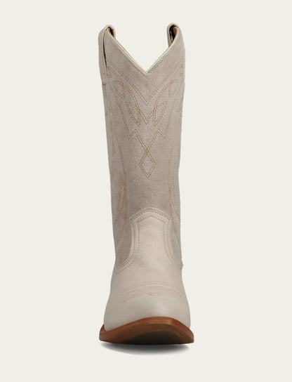 Frye Value | Ivory Billy Pull On Deco Stitch Boot