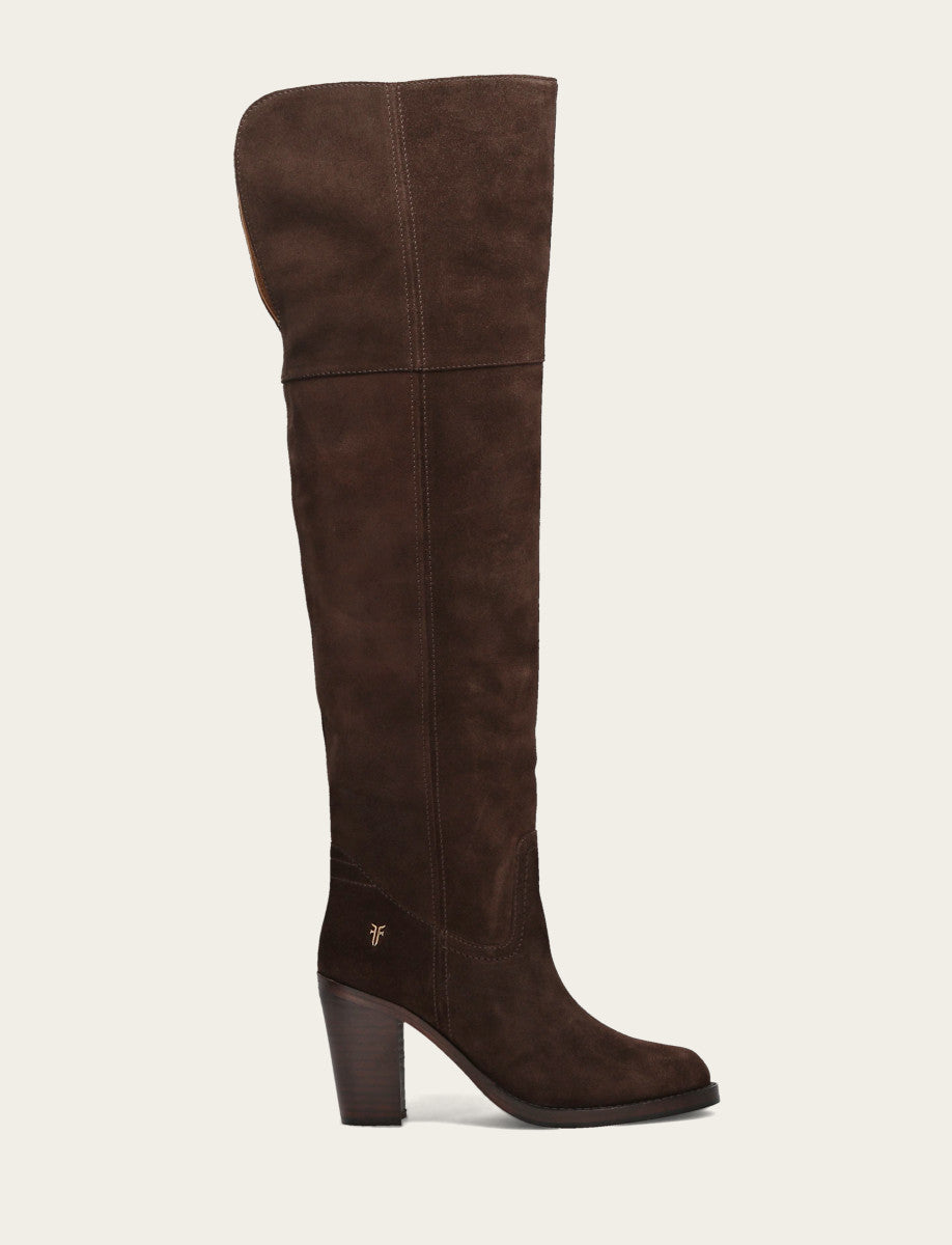 Frye Exclusive | Women's Dark Brown Corinne Over The Knee Boot