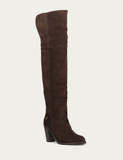 Frye Exclusive | Women's Dark Brown Corinne Over The Knee Boot