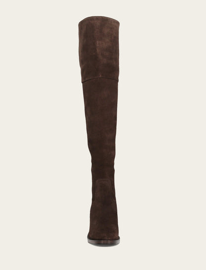 Frye Exclusive | Women's Dark Brown Corinne Over The Knee Boot
