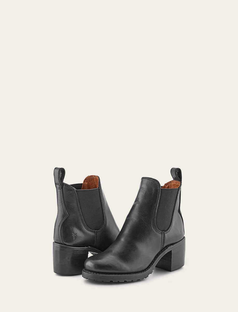 Frye Sale | Women's Black Sabrina Chelsea Boots