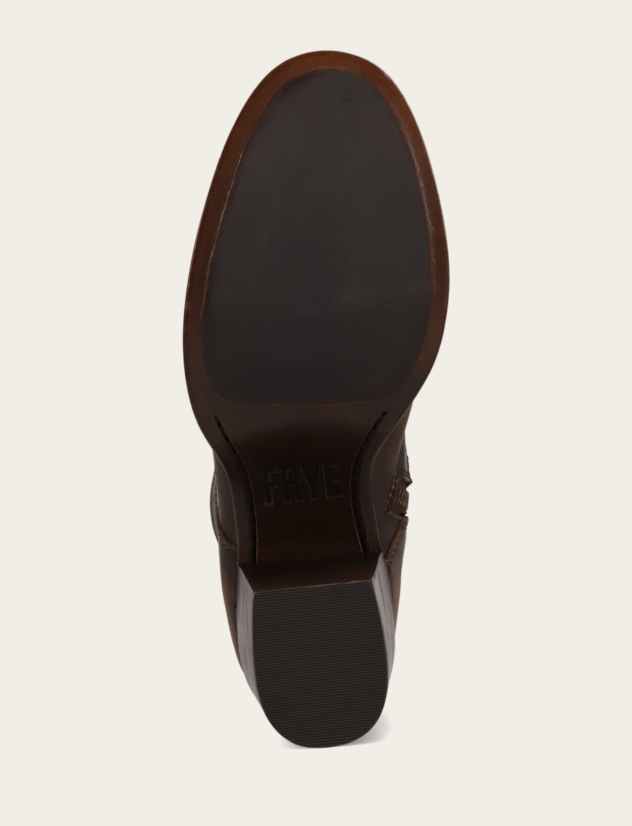 Frye Sale | Women's Distressed Dk Brown Jean Lace Up Boot
