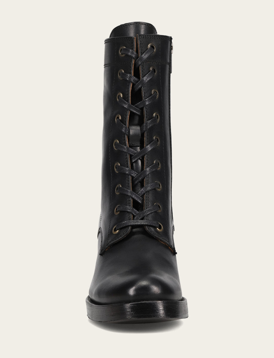 Frye Premium | Women's Black Jean Lace Up Boot