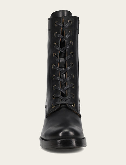 Frye Premium | Women's Black Jean Lace Up Boot