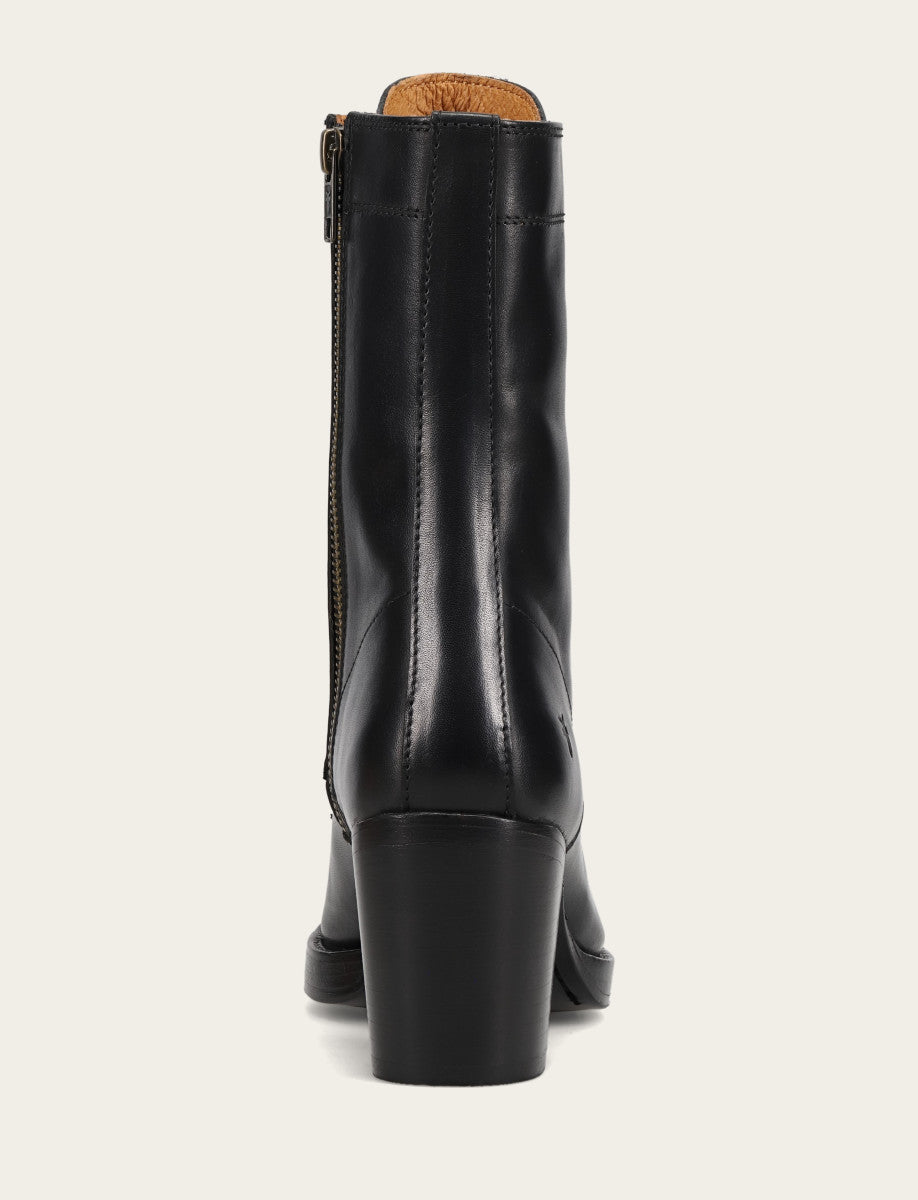 Frye Premium | Women's Black Jean Lace Up Boot