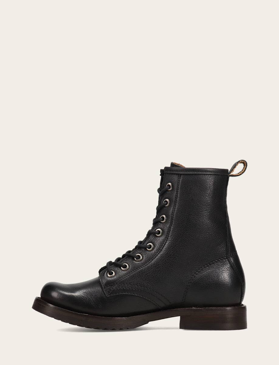 Frye Classic | Women's Black Veronica Flex Combat Booties