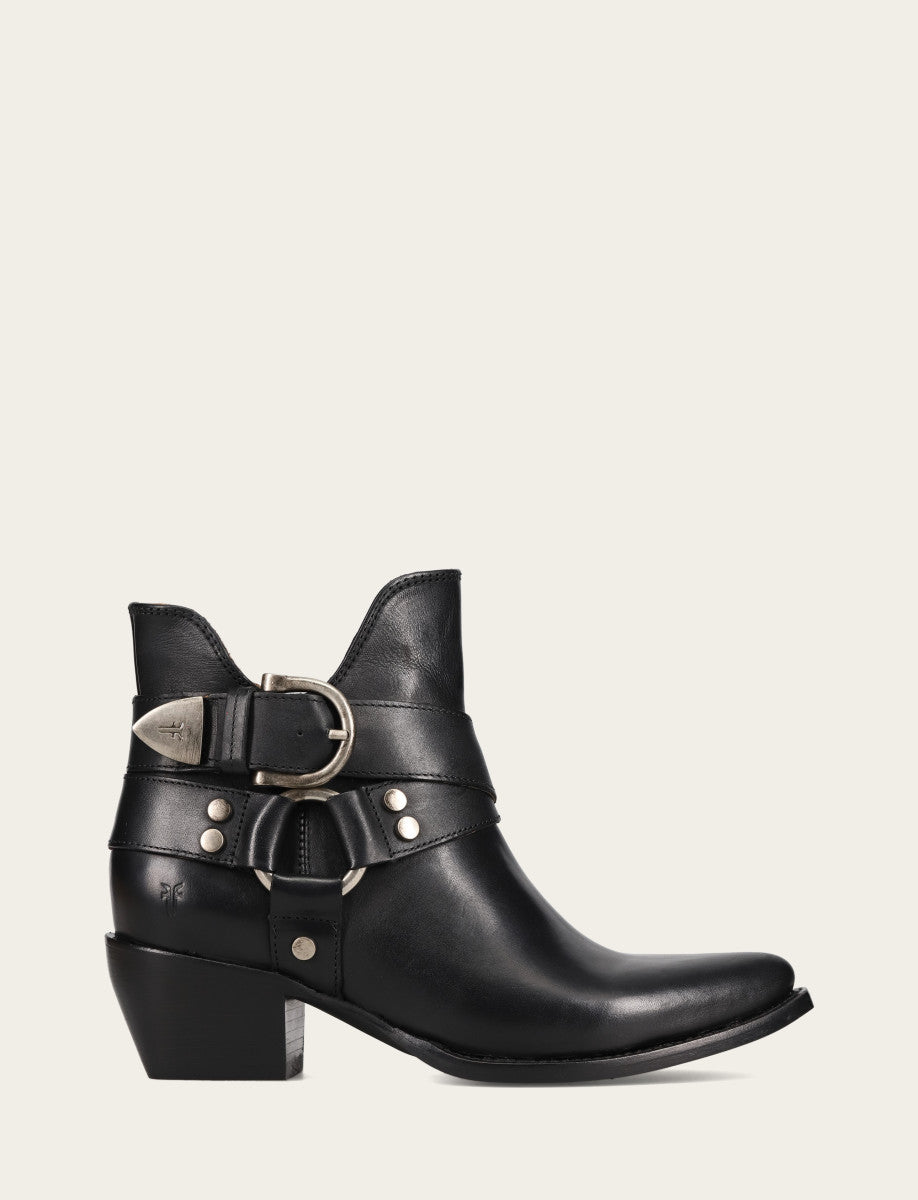 Frye Quality | Women’s Black Sacha Multi-Strap Ankle Booties