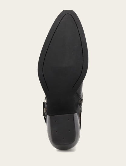 Frye Quality | Women’s Black Sacha Multi-Strap Ankle Booties