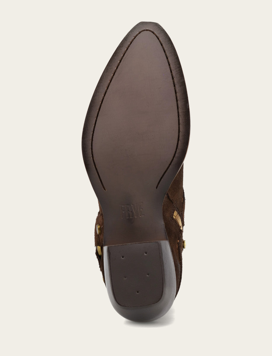 Frye Smart Buy | Women's Chocolate Sacha Multi Strap Booties