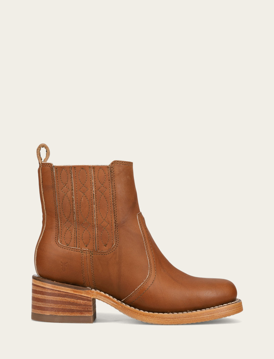 Frye Top Pick | Women's Saddle Campus Chelsea Booties