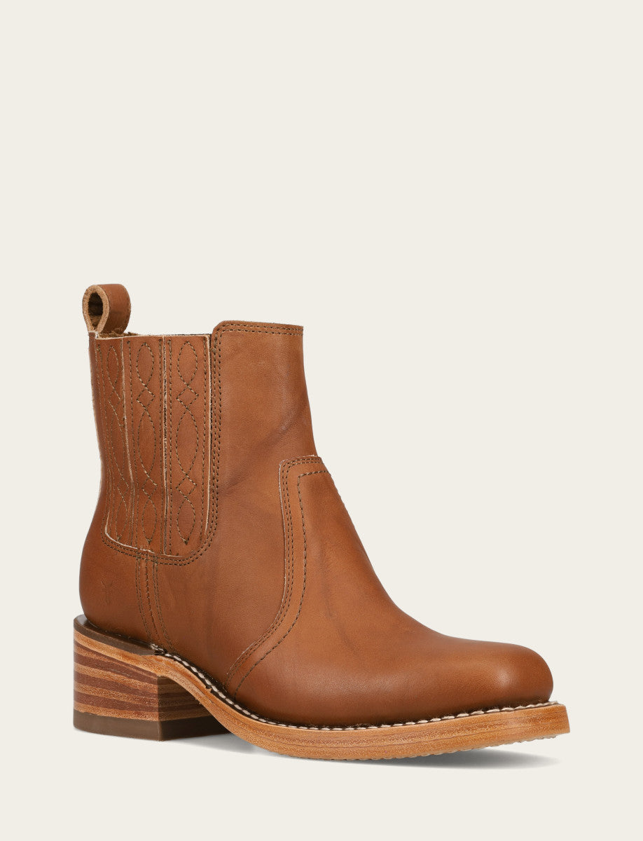 Frye Top Pick | Women's Saddle Campus Chelsea Booties