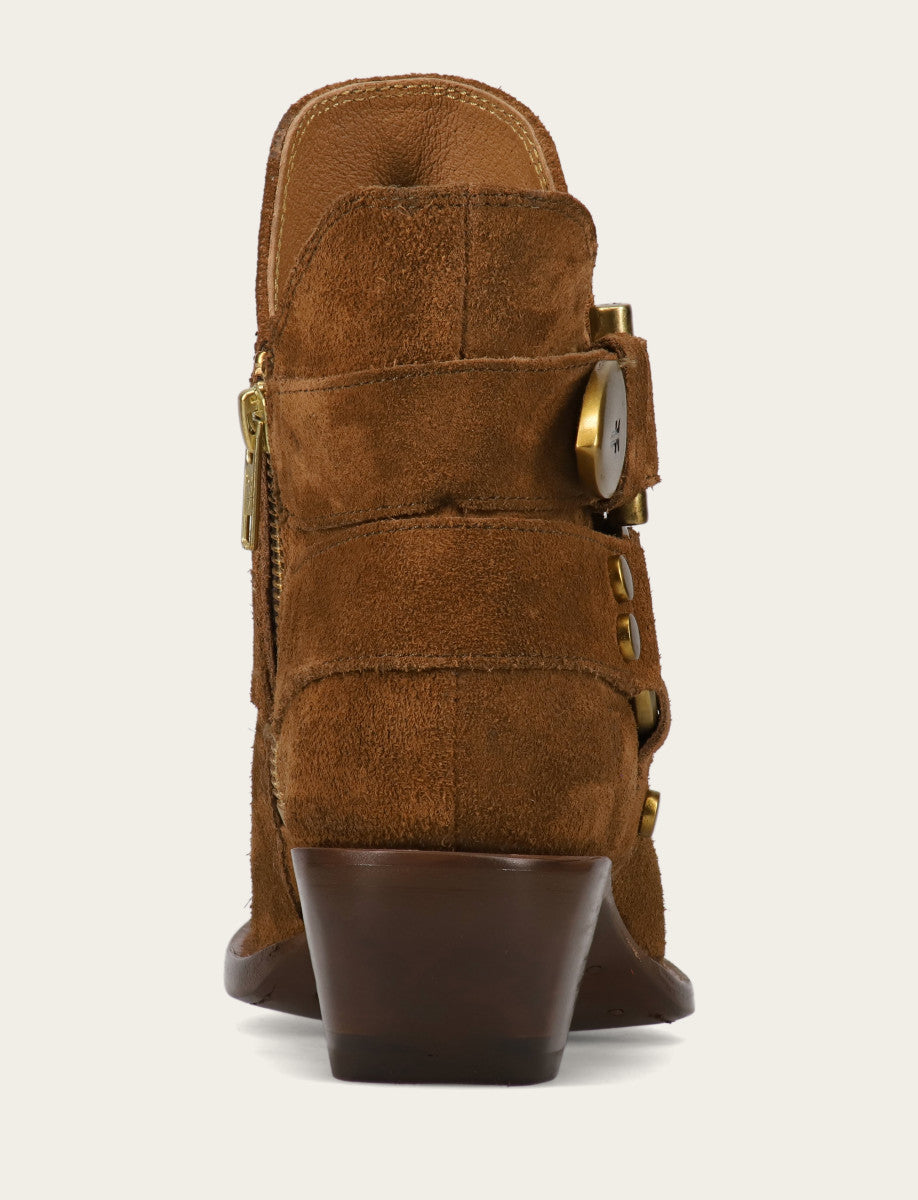 Frye Quality | Women's Bark Sacha Multi Strap Booties