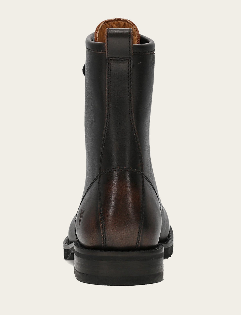 Frye Latest | Antique Brown Veronica Flex Combat Boot