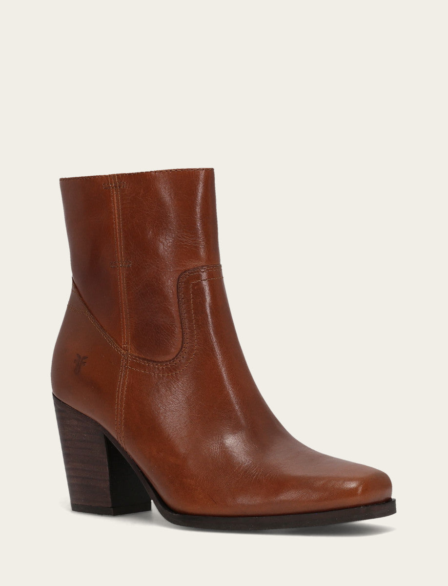 Frye Great Value | Women's Cinnamon Shiloh Zip Booties