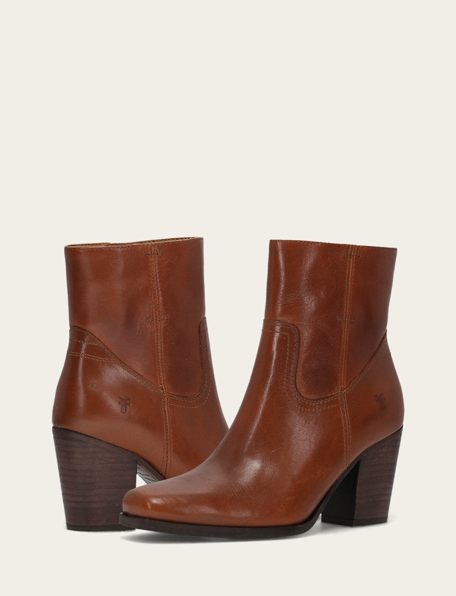 Frye Great Value | Women's Cinnamon Shiloh Zip Booties
