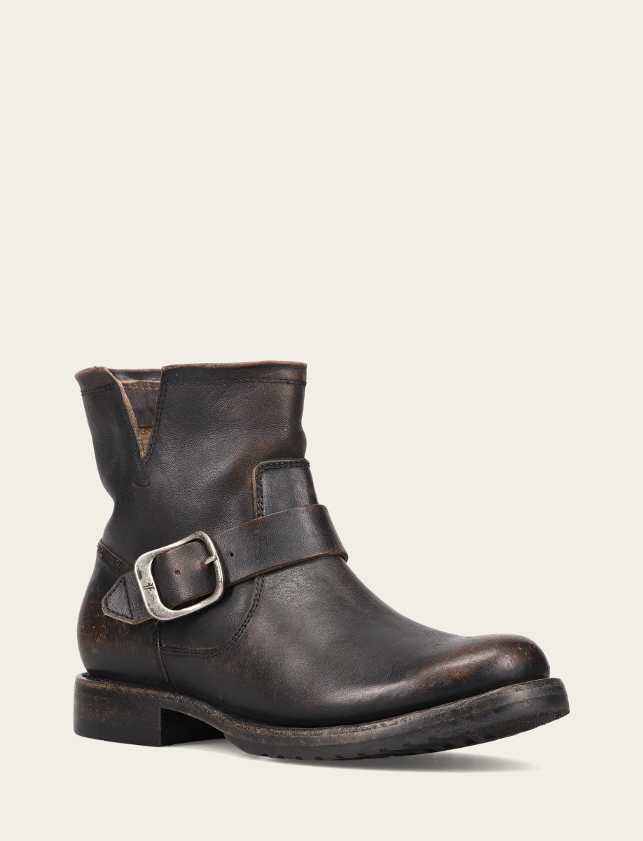 Frye Premium | Women's Antique Black Veronica Flex Booties