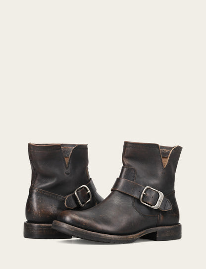 Frye Premium | Women's Antique Black Veronica Flex Booties