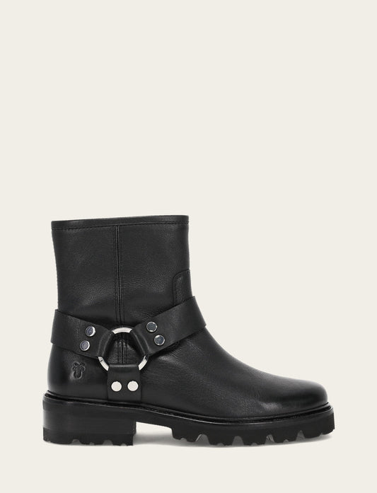 Frye Value | Women's Black Olivia Harness Short Booties