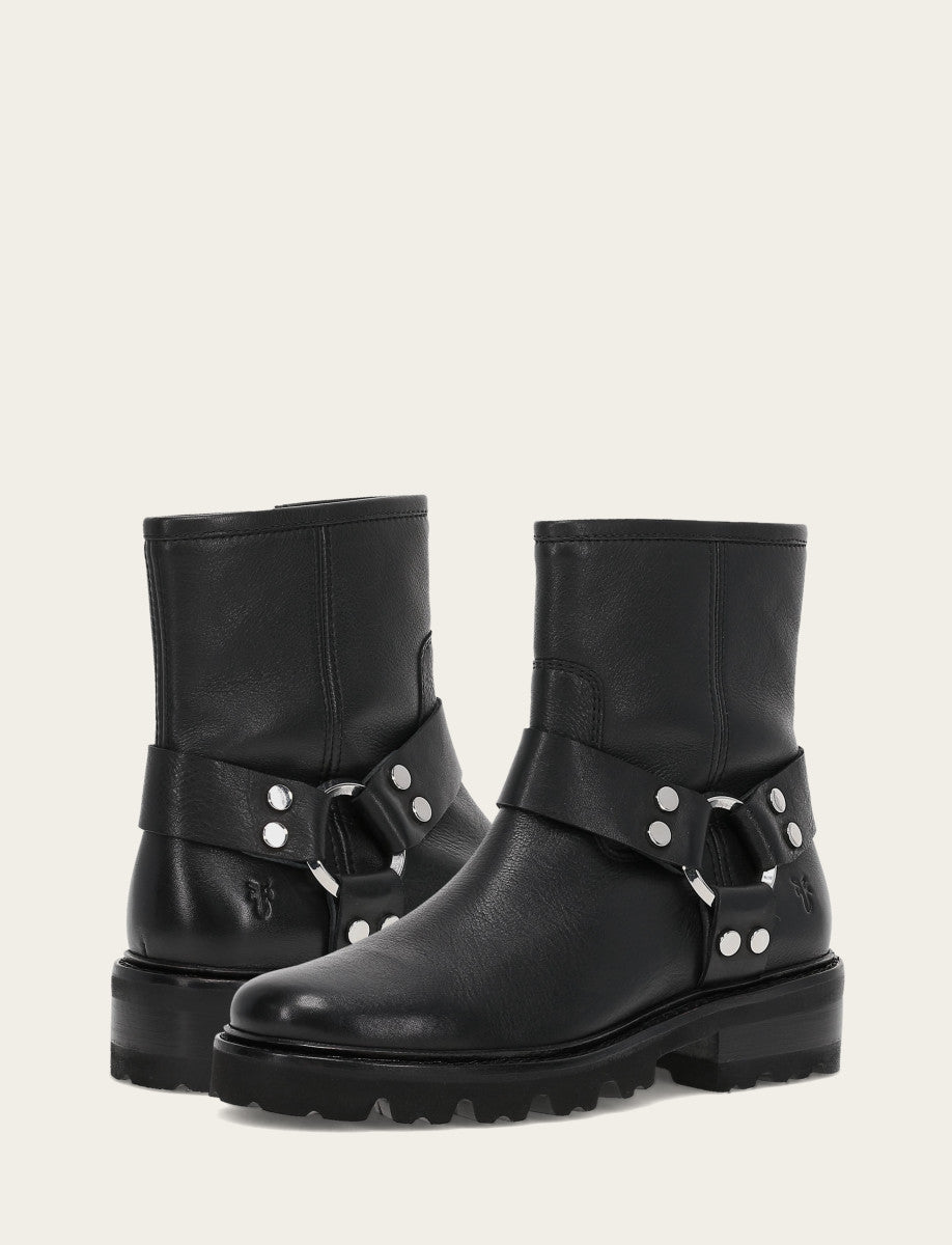 Frye Value | Women's Black Olivia Harness Short Booties