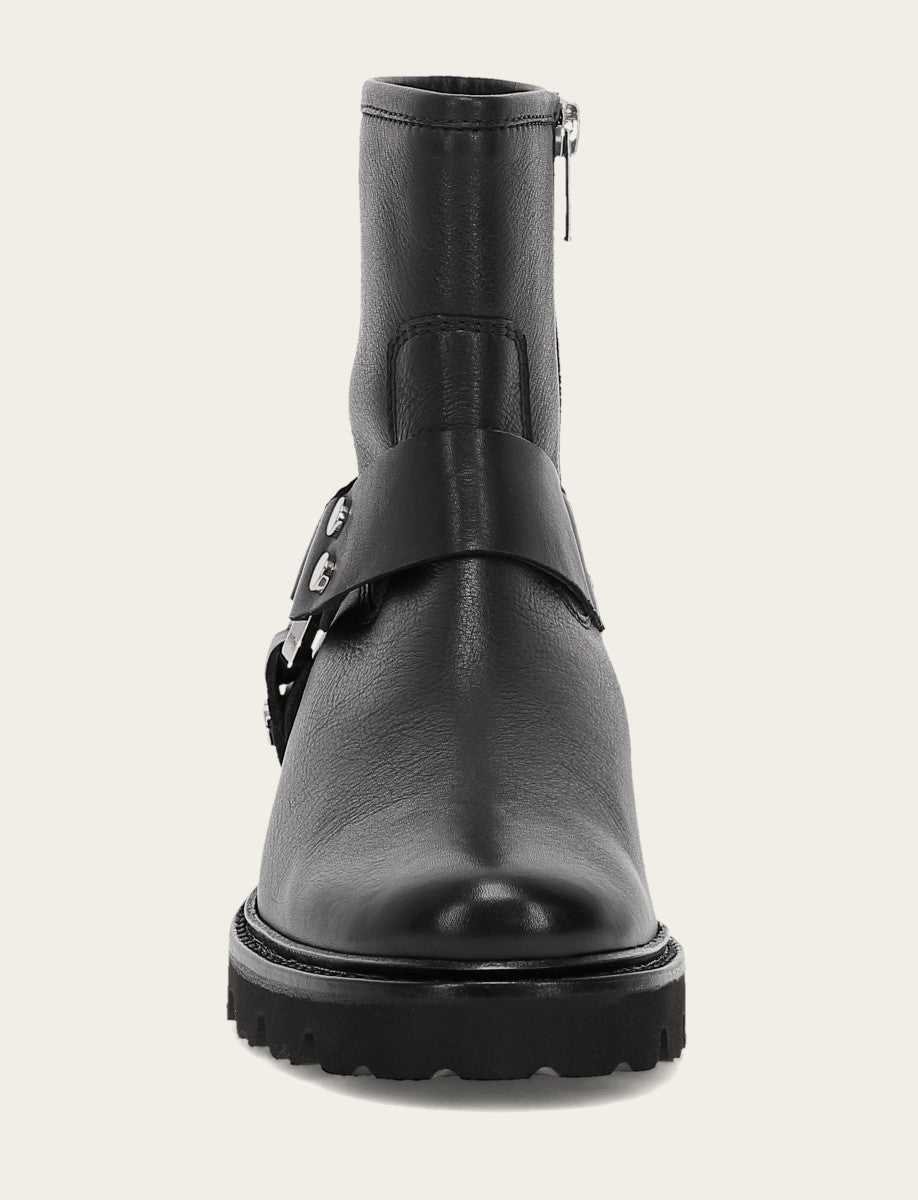 Frye Value | Women's Black Olivia Harness Short Booties