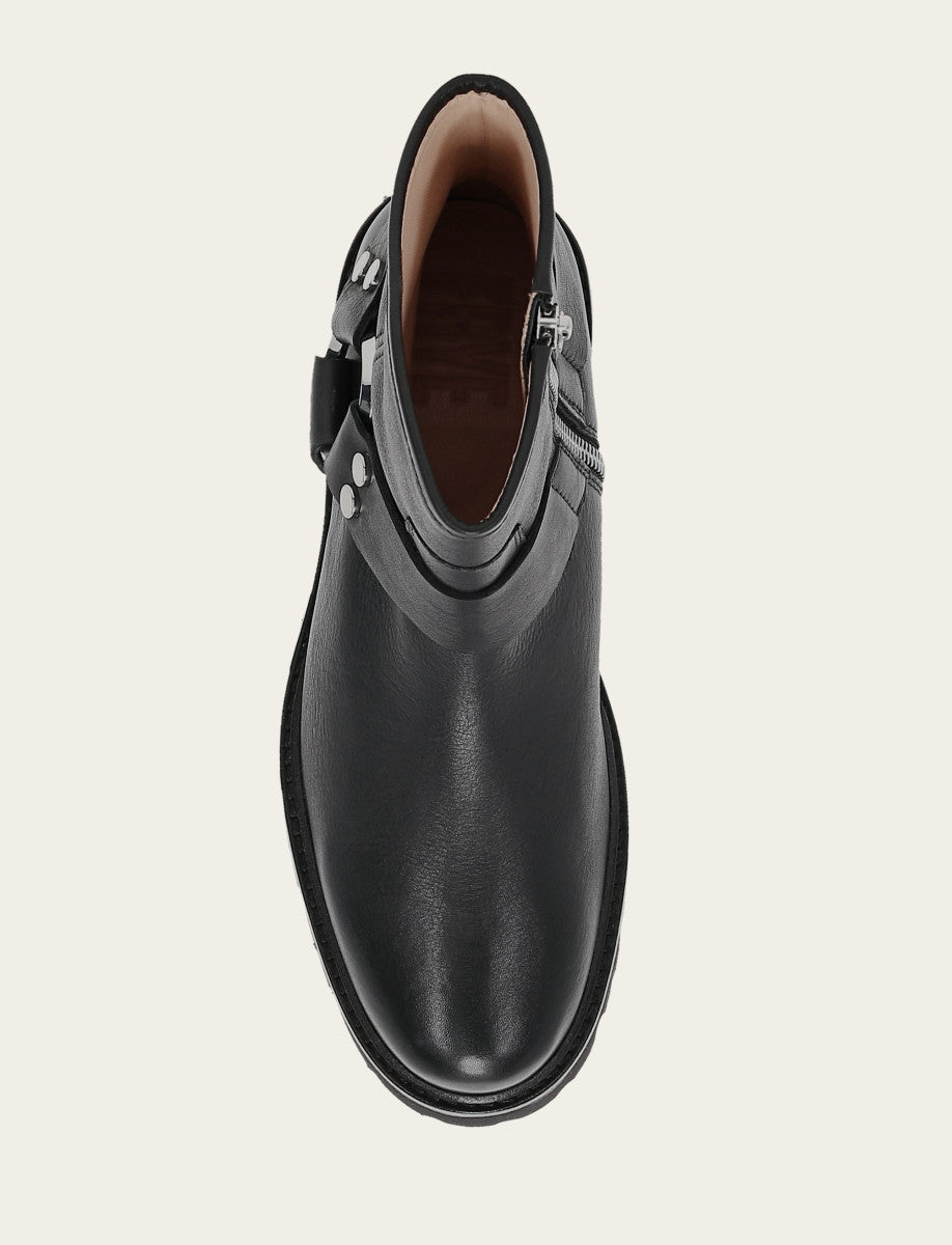 Frye Value | Women's Black Olivia Harness Short Booties
