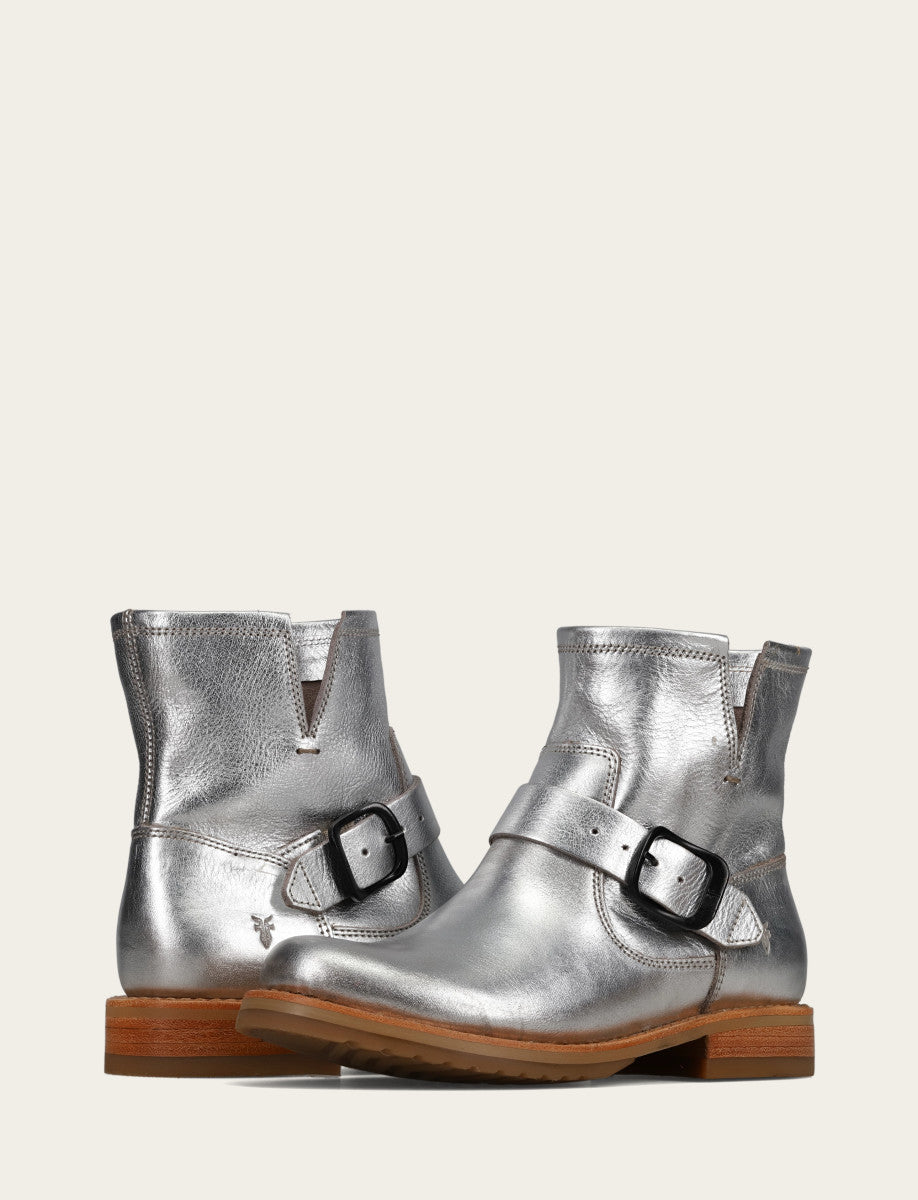 Frye Smart Buy | Women's Silver Veronica Flex Booties