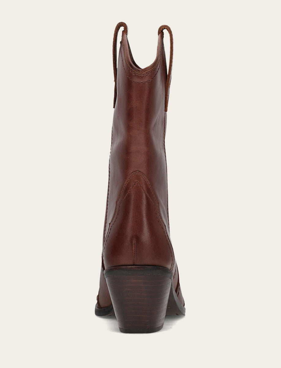 Frye Latest | Women's Saddle Sara Wingtip Stud Western Boots