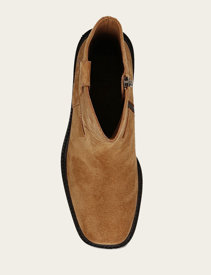 Frye Featured | Women's Toffee Kate Short Inside Zip Boot