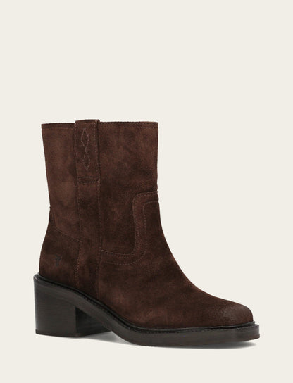 Frye Best Seller | Women's Chocolate Kate Short Inside Zip Boot