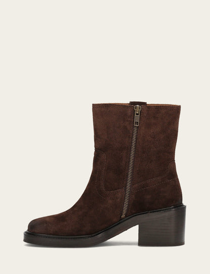 Frye Best Seller | Women's Chocolate Kate Short Inside Zip Boot
