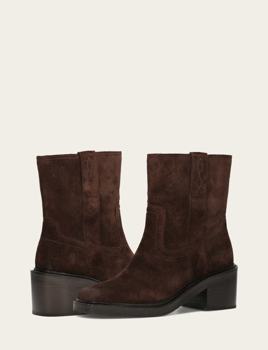 Frye Best Seller | Women's Chocolate Kate Short Inside Zip Boot