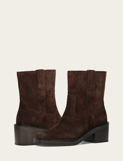 Frye Best Seller | Women's Chocolate Kate Short Inside Zip Boot