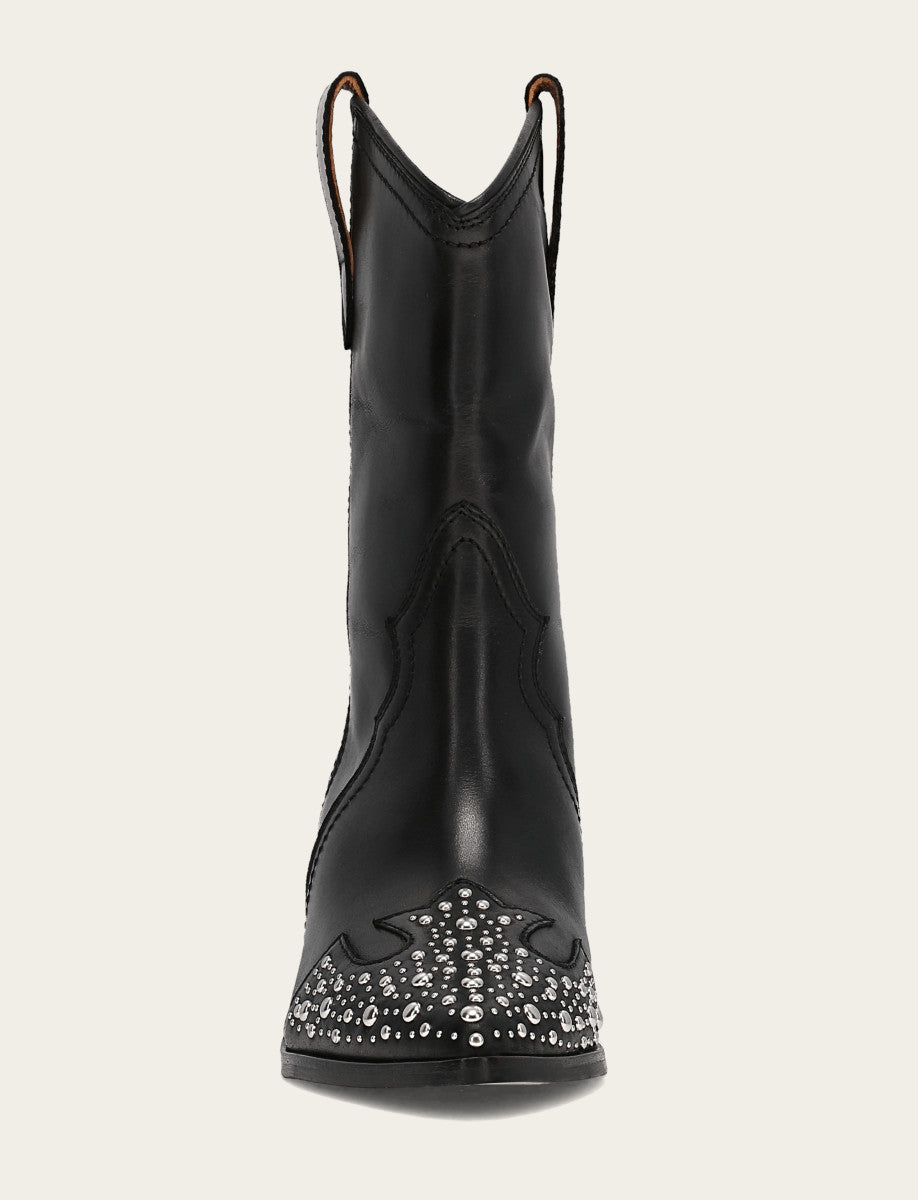 Frye Popular | Women's Black Sara Wingtip Stud Boot