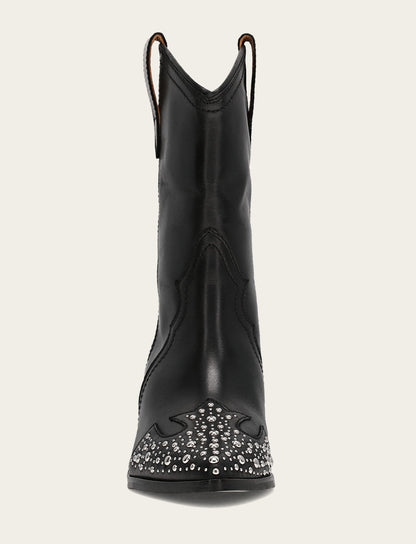Frye Popular | Women's Black Sara Wingtip Stud Boot