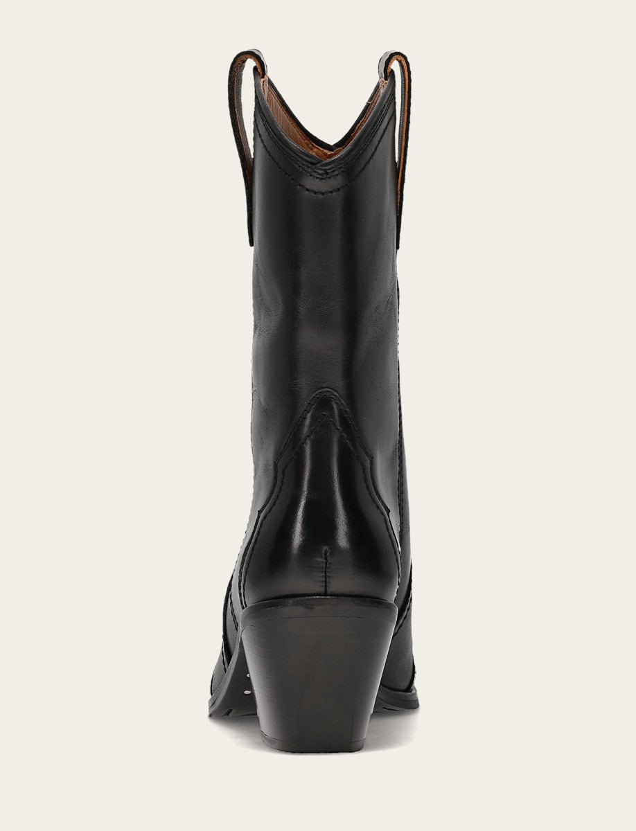 Frye Popular | Women's Black Sara Wingtip Stud Boot