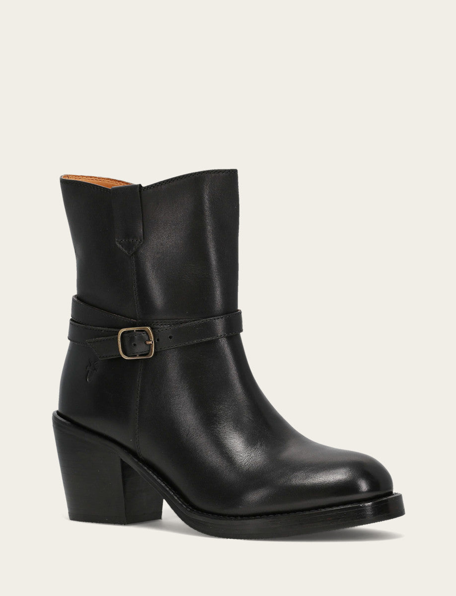 Frye Deals | Women's Black Rylee Belted Inside Zip Boot