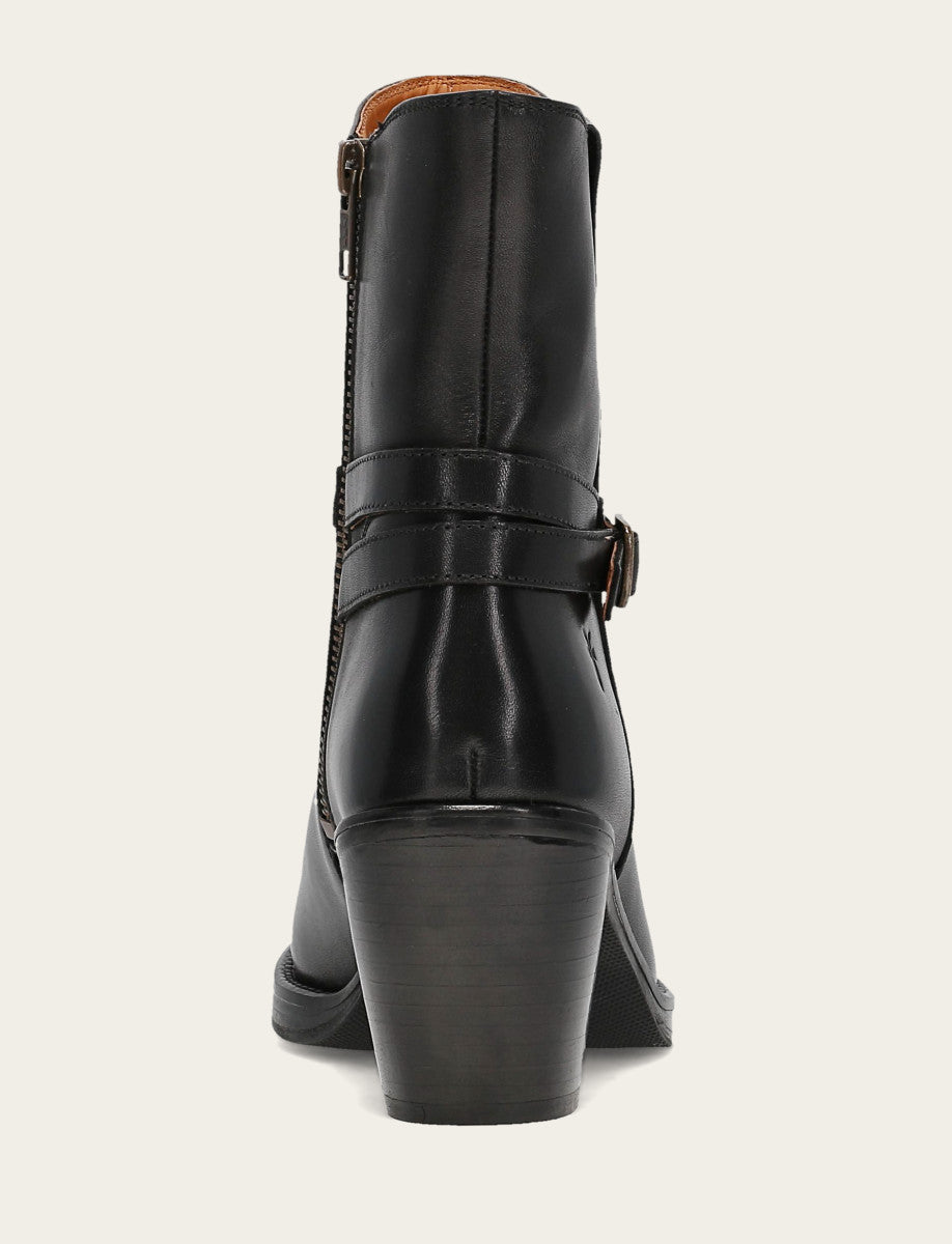 Frye Deals | Women's Black Rylee Belted Inside Zip Boot