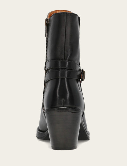 Frye Deals | Women's Black Rylee Belted Inside Zip Boot