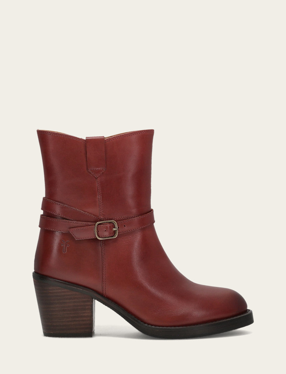 Frye Top Pick | Women's Cranberry Rylee Belted Inside Zip Boot