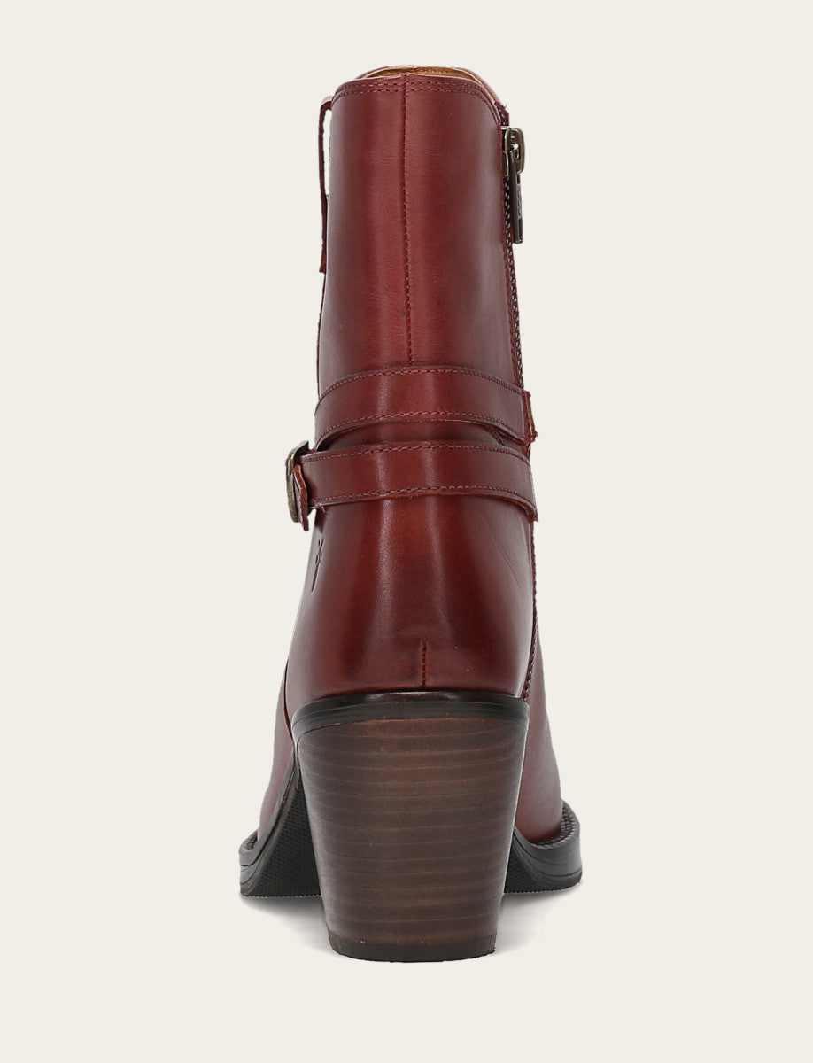 Frye Top Pick | Women's Cranberry Rylee Belted Inside Zip Boot