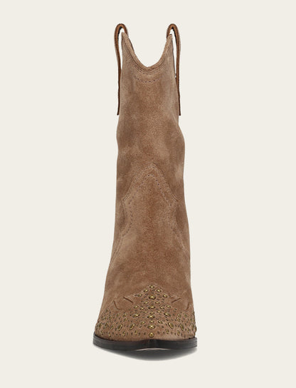 Frye Latest | Women's Almond Sara Wingtip Stud Boot